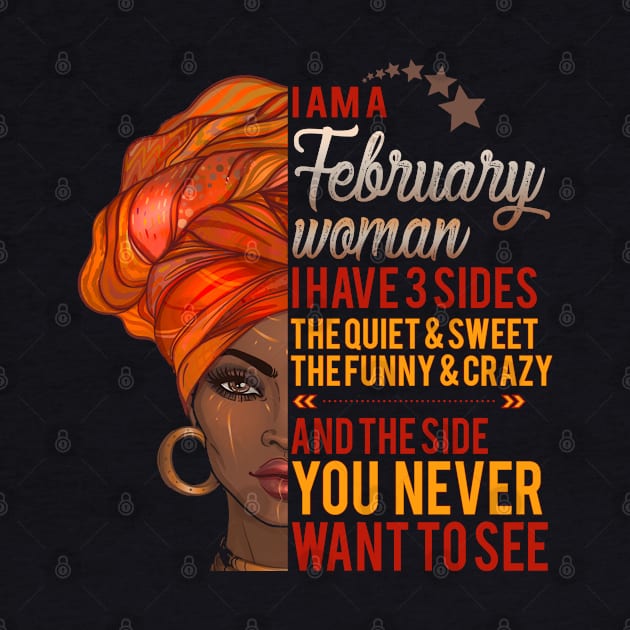 I'm A February Woman - Girls Women Aquarius Birthday Gifts by Otis Patrick